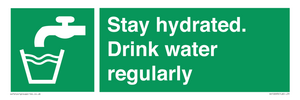 Stay hydrated. Drink water regularly 